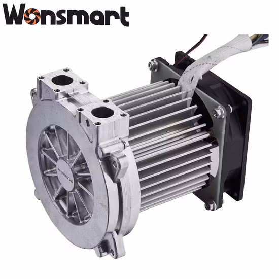 Souffleur d'air médical de petite taille, 110mm, 32kpa, 15cfm, pile à combustible à débit d'air utilisé, 48V DC, souffleur régénérateur électrique sans balais à haute pression, Vortex