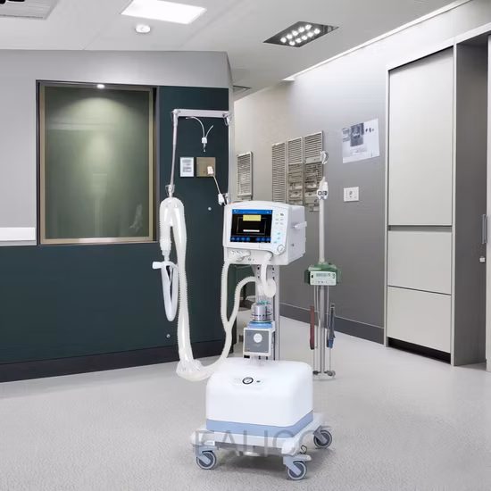 Ventilateur néonatal de soins intensifs avec système CPAP pour la respiration d'urgence du nouveau-né et du nourrisson à l'hôpital Nlf